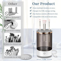 Reusable Makeup Brush Cleaner No-Leak Eco-Friendly