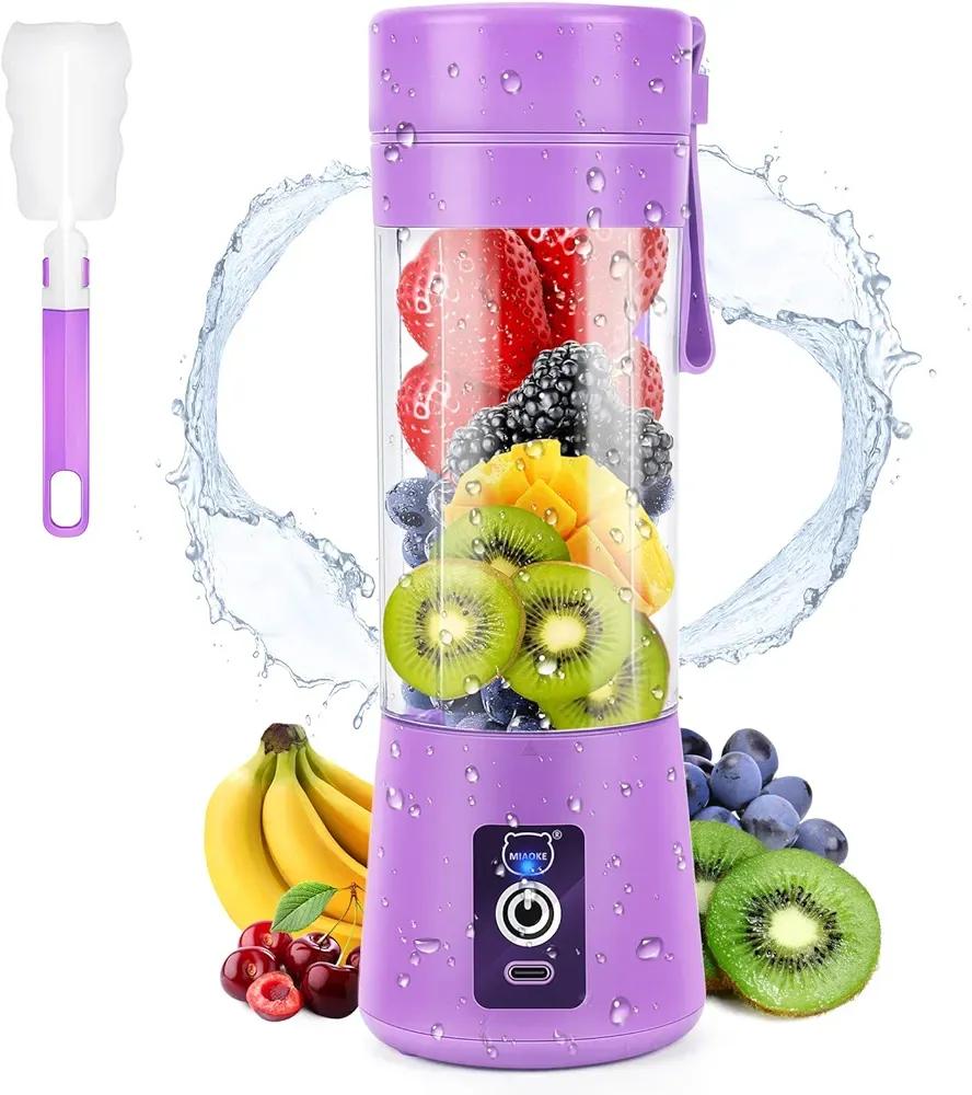 Purple Electric Juicer Blender for Fresh Juice on Go