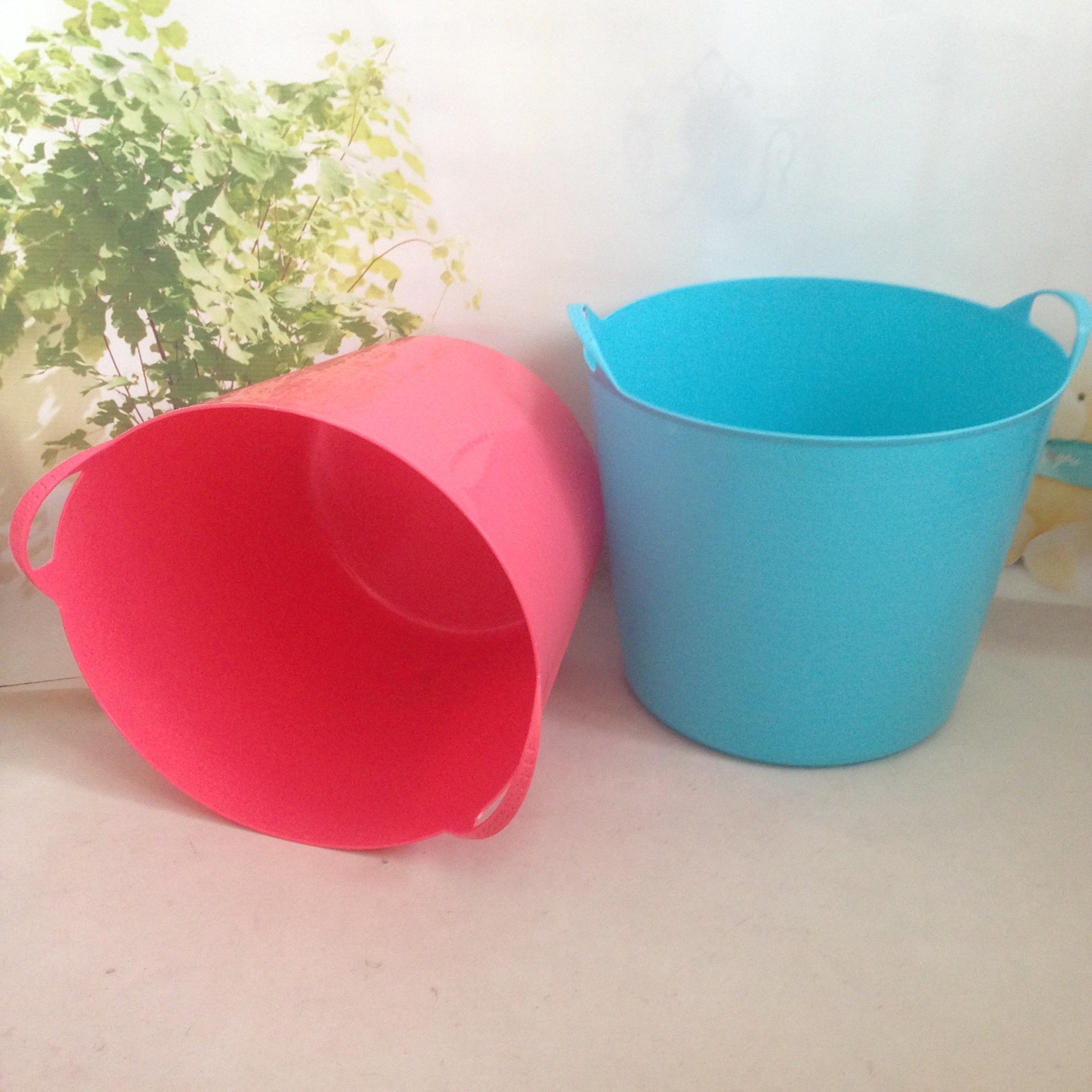 Thickened Plastic Bucket Set for Kids & Home Storage