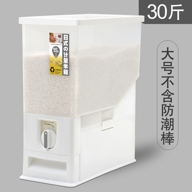 Japanese Rice Storage Containers 20kg 30kg Moisture Proof