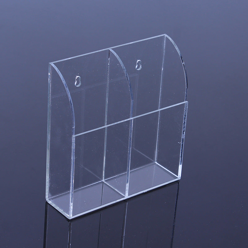 Transparent Wall-Mounted Storage Box for Home Organization