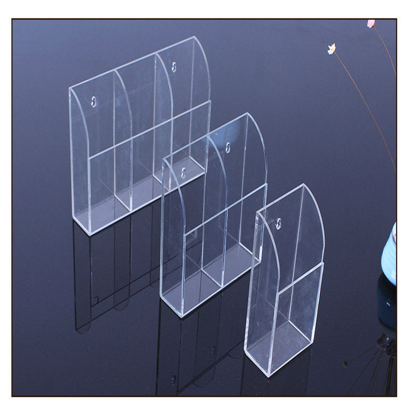 Transparent Wall-Mounted Storage Box for Home Organization